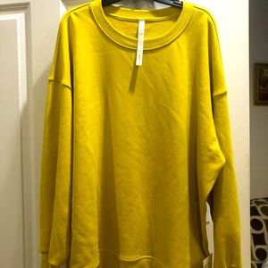 lululemonOversized size14   cotton terry fabric is naturally breathable and soft